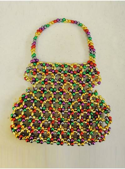 Fun Accessories - Rainbow Beaded Purse