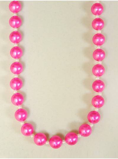 Handstrung Beads - Hot Pink Pearl Bead