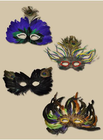 Feather Mask MASK ASST 5018/01