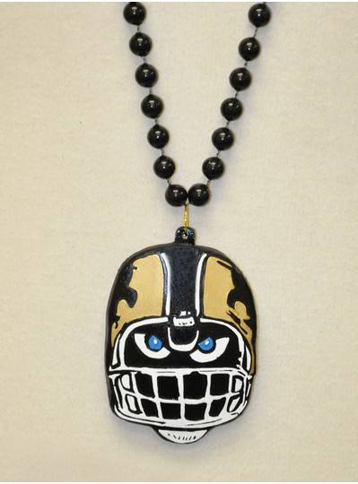 New Orleans Themes Black & Gold Football Helmet