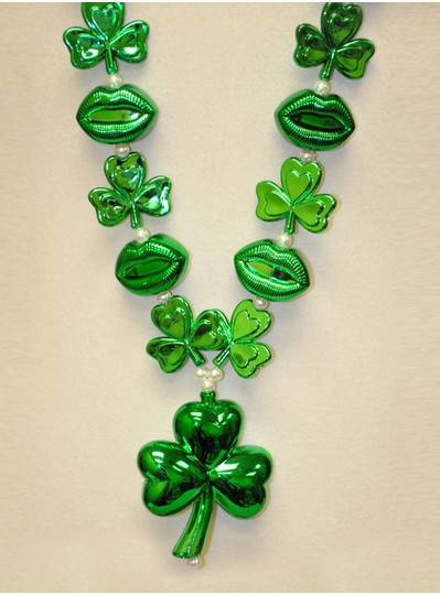 St. Patricks Day - Shamrocks and Lips