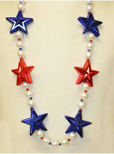 Patriotic Red and Blue Stars