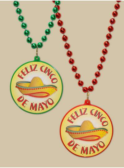 Feliz Cinco de Mayo Decal Bead with Sombrero