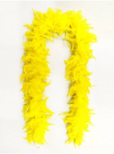 Feather Boa Yellow