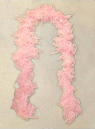 Feather Boa Light Pink Light Weight