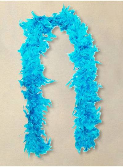 Feather Boa Turquoise Light Weight