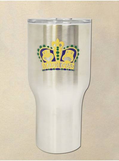 Mardi Gras Tumbler 30oz