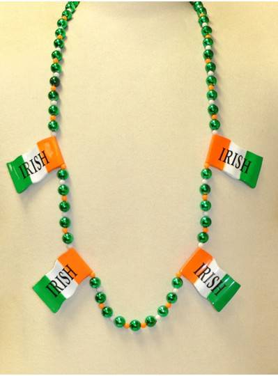 42" Green, White and Orange with Irish Flags