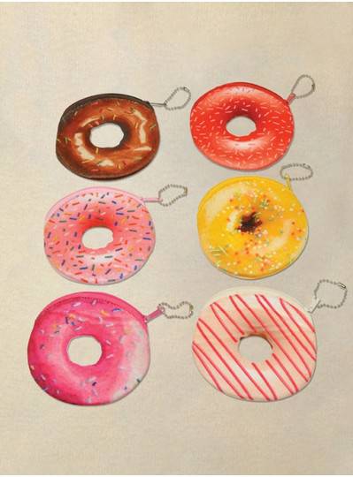 Donut Coin Purse with Zipper