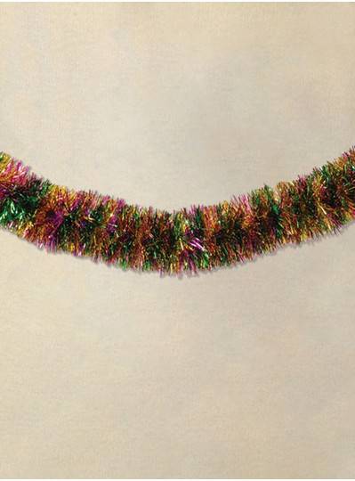 5" X 9 Thin Purple, Green and Gold Garland