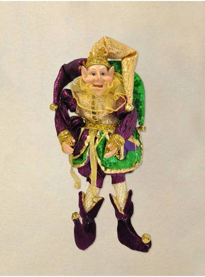 12" Elf Jester With Beard PGG