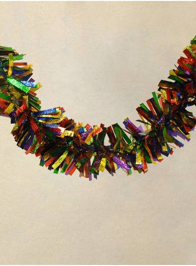 6" X 9 Rainbow Foil Garland