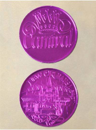 Purple Doubloon Coins 100/Bag