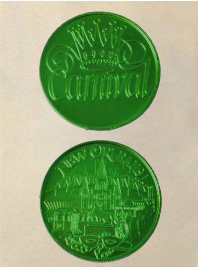 Green Doubloon Coins 100/Bag