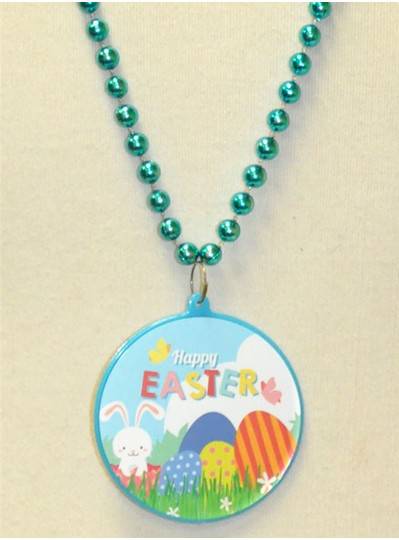 33" 7.5MM Turquoise Easter Eggs & Bunny Decal