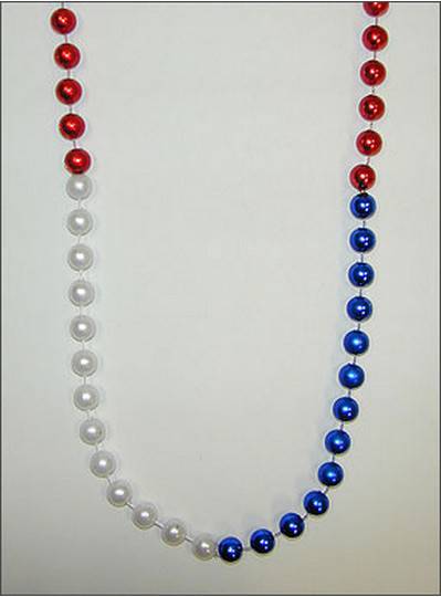 48" 12mm Segmented Red, White & Blue