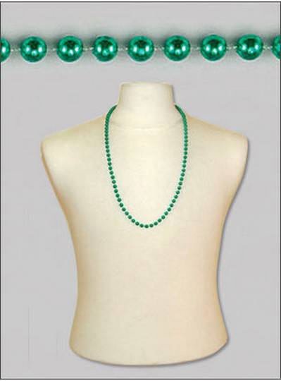 33" 7mm Round Metallic Green