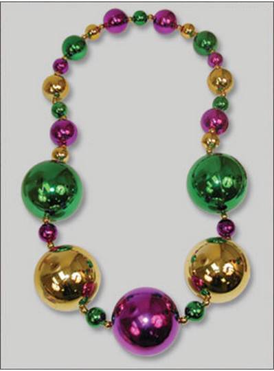 Large Mardi Gras Beads