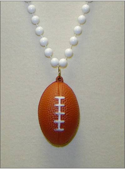 Sports Themes 33" Football Beads