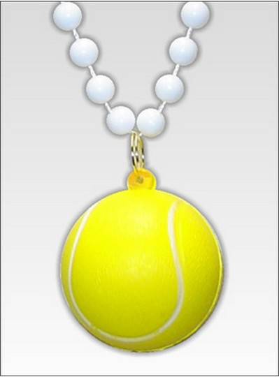 Sports Themes 33" Tennis Ball Beads