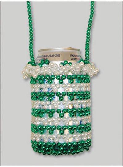 Can Holders Irish Green & White