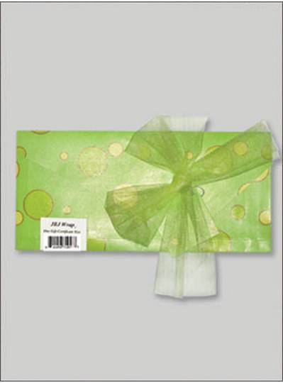 JBJ Wrap Green Gift Certificate Bag  