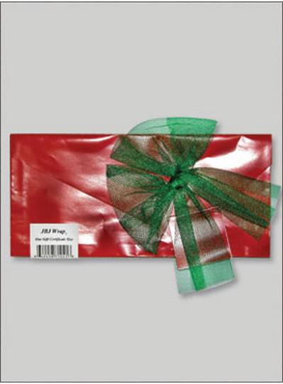 JBJ Wrap Christmas Red Gift Certificate Bag