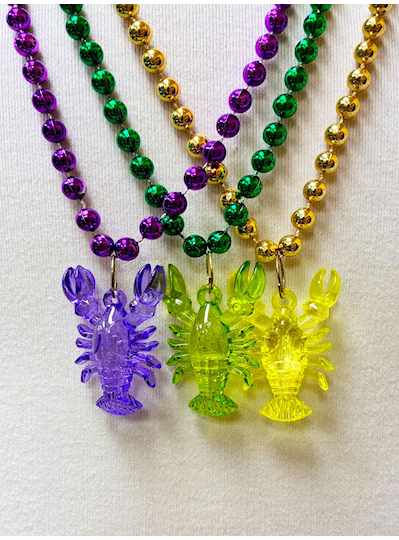 Mardi Gras Themes PGG Acrylic Crawfish - DOZEN- 12