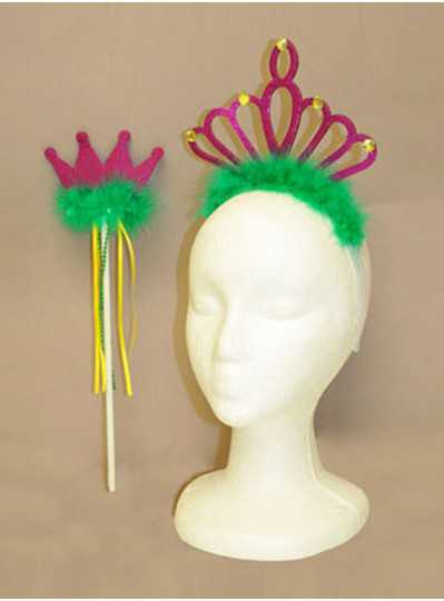 Fun Accessories - PGG Tiara Crown and Wand