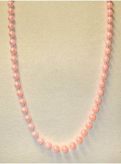 36" 10mm Round Pink Pearl