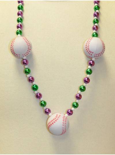 Sports Themed Baseball Beads PGG