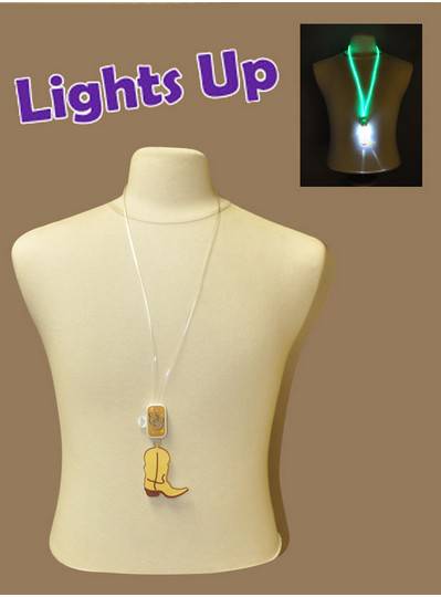 Light-Up Cowboy Boot and Horseshoes