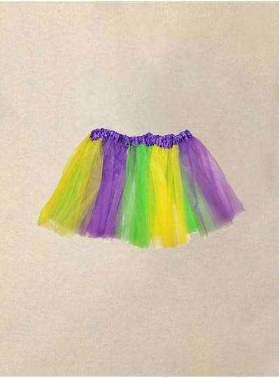 Purple, Green and Gold TuTu Small/Medium Size 32" - 48" waist and 15" long