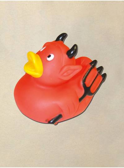 3.5" Devil Rubber Duck