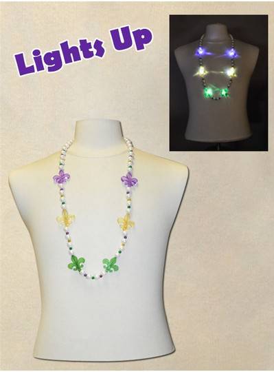 Light Up Mardi Gras Beads