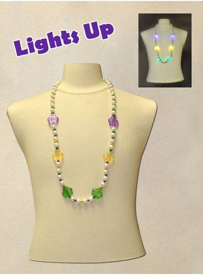 Light Up Mardi Gras Beads