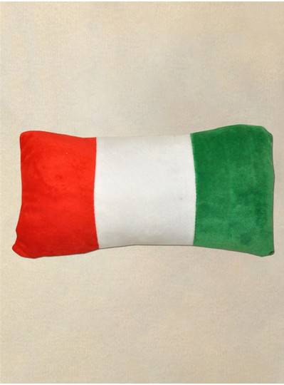 Plush Pillow Italian Flag Red, Green &  White