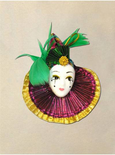 Ceramic Mask Magnet/Ornament