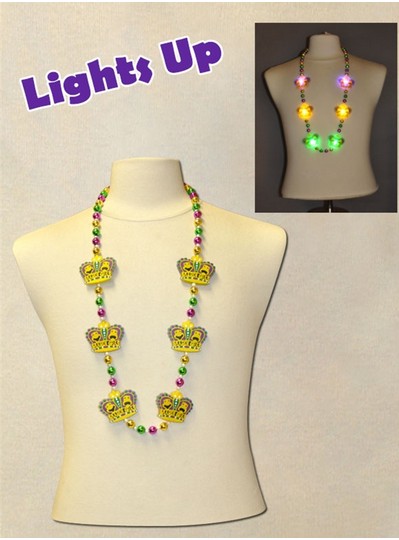 Light Up Mardi Gras Beads