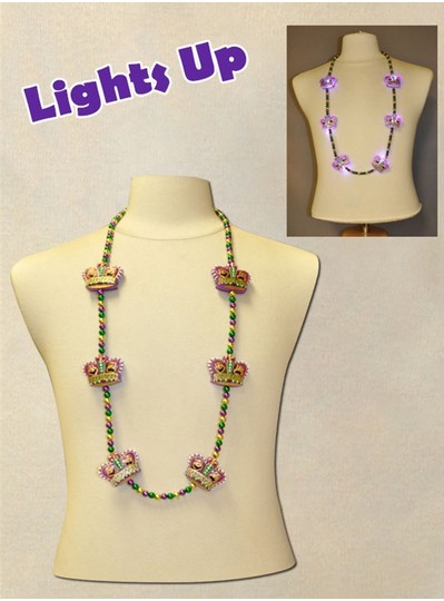 Light Up Mardi Gras Beads