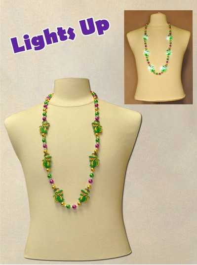 Light Up Mardi Gras Beads