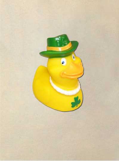 Irish Squeaky Duck Rubber Duck