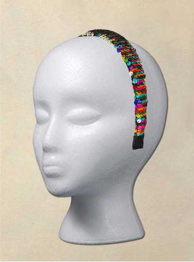 Fun Accessories - Rainbow Sequin Headband