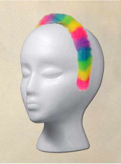 Fun Accessories - Rainbow Sequin Headband - Dozen 