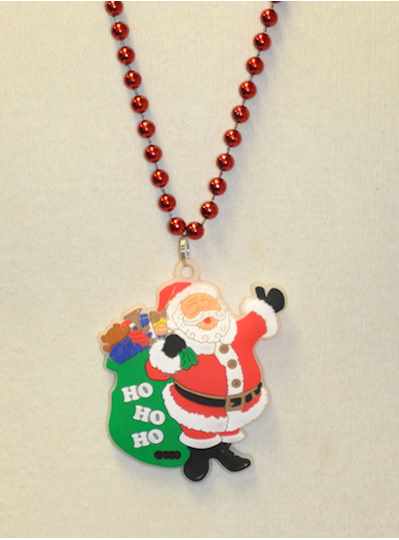 PVC LED Christmas Beads Happy Santa  - Copy