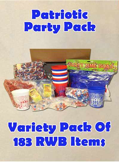 Stripes Party Packs Patriotic Stripes - Copy