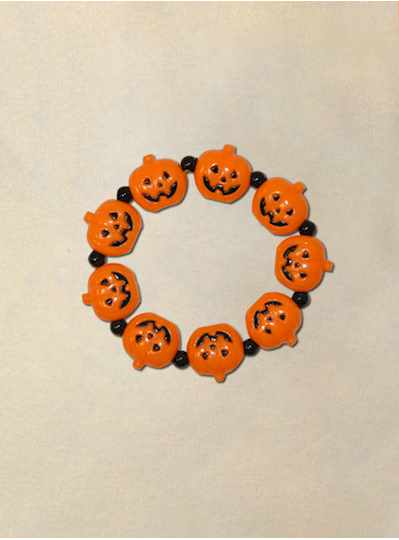 Wooden Skull Halloween Bracelet - Copy