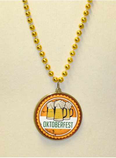 33" 7.5MM Booze Beads - Oktoberfest Bead With Beer