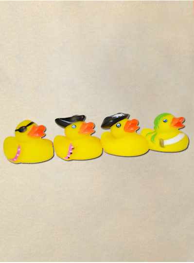 2" Pirate Rubber Duckies - DOZEN - 12 PIECES