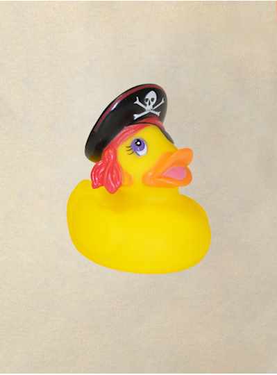 3" Pirate Rubber Duck - DOZEN - 12 PIECES - Copy